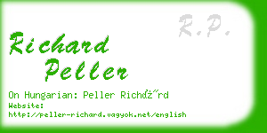 richard peller business card